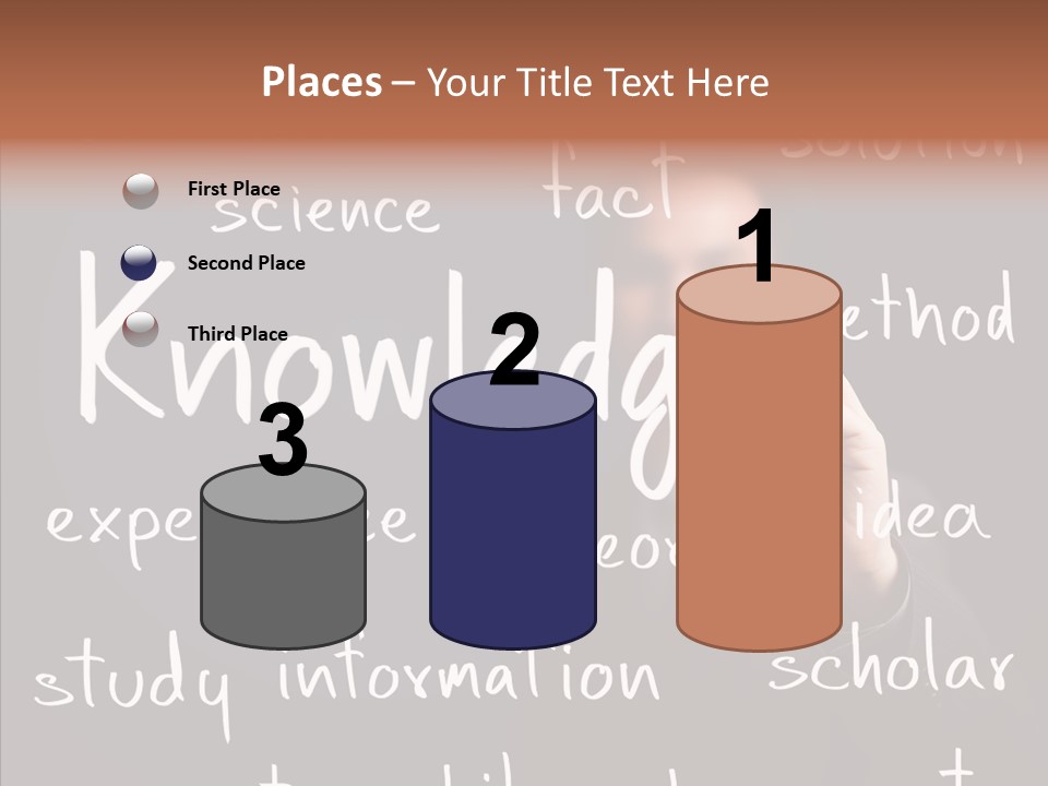 School Professor Man PowerPoint Template