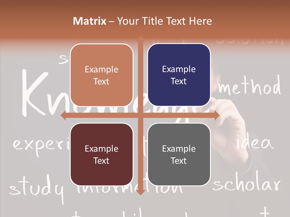 School Professor Man PowerPoint Template
