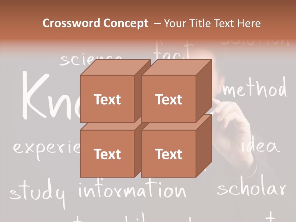 School Professor Man PowerPoint Template