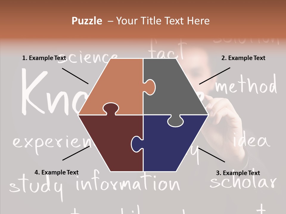 School Professor Man PowerPoint Template