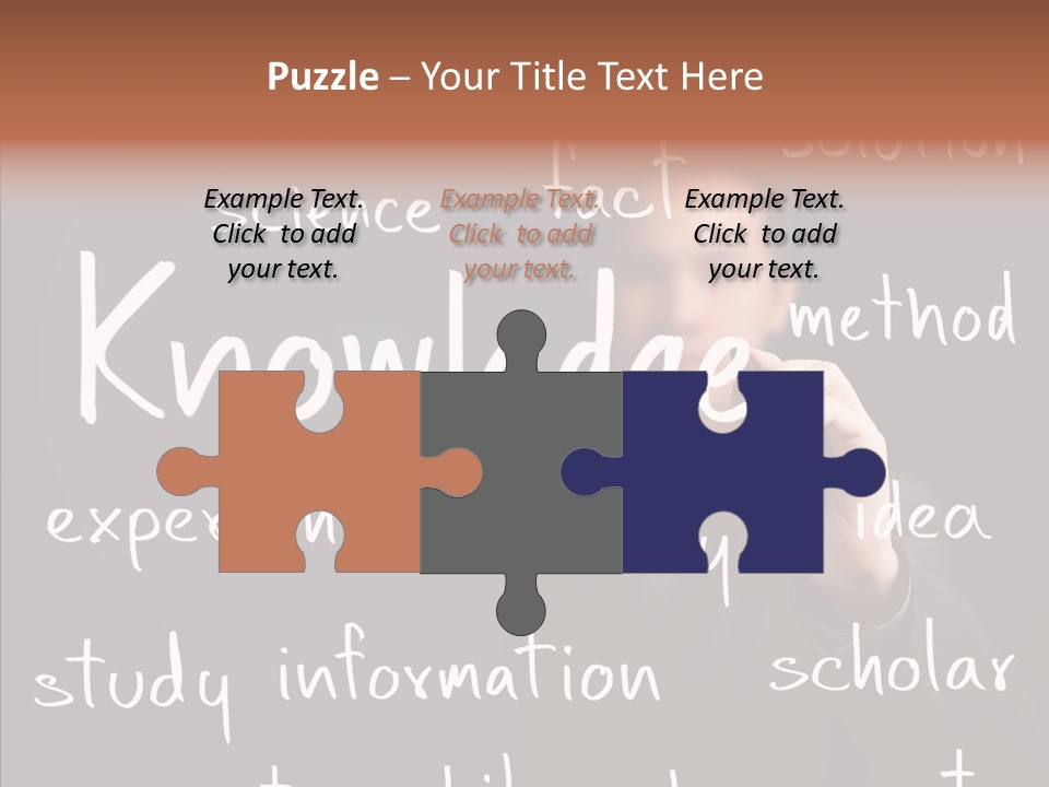 School Professor Man PowerPoint Template