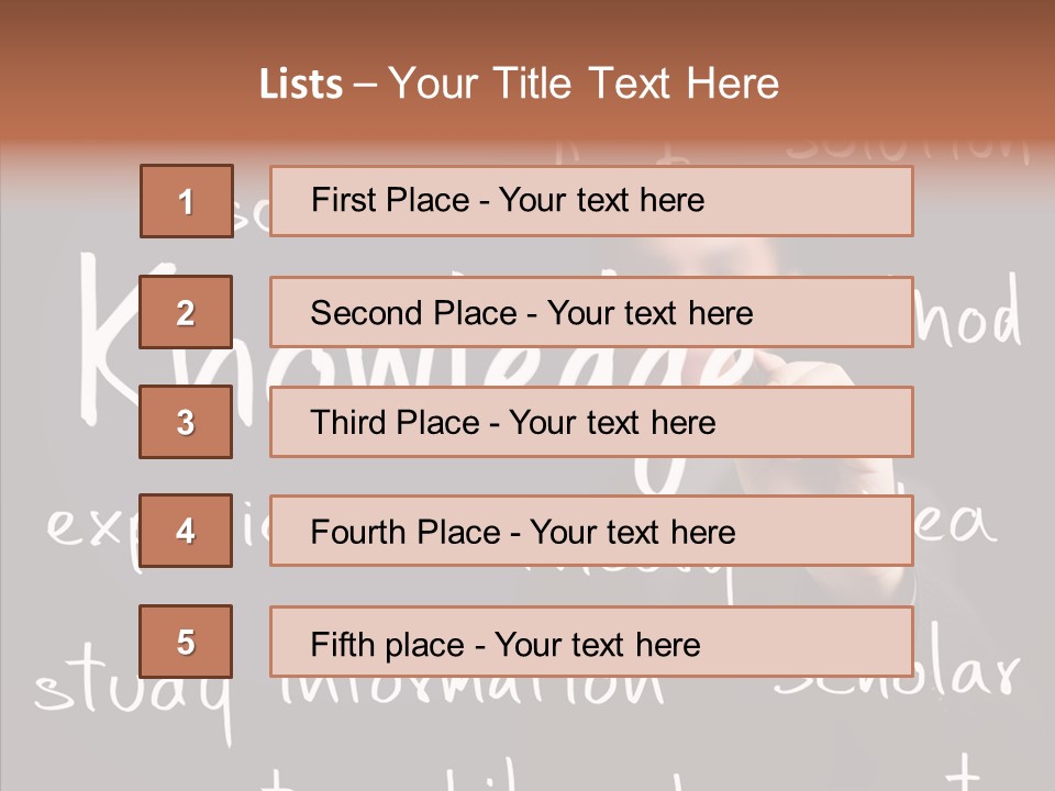 School Professor Man PowerPoint Template