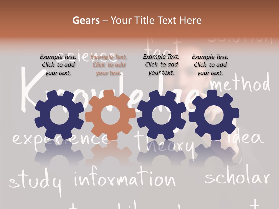 School Professor Man PowerPoint Template