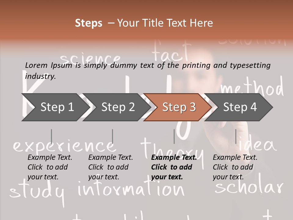 School Professor Man PowerPoint Template