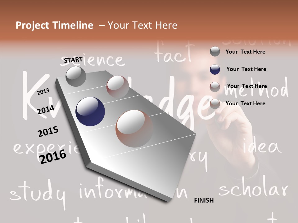 School Professor Man PowerPoint Template