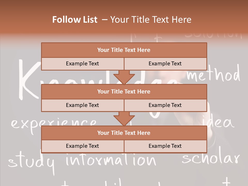 School Professor Man PowerPoint Template