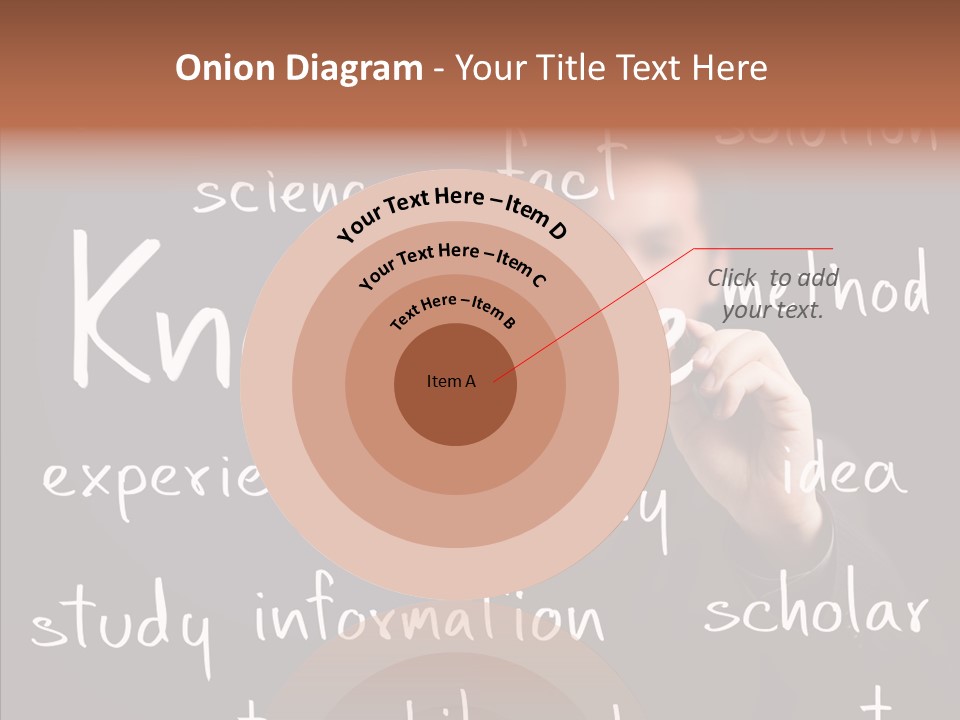 School Professor Man PowerPoint Template