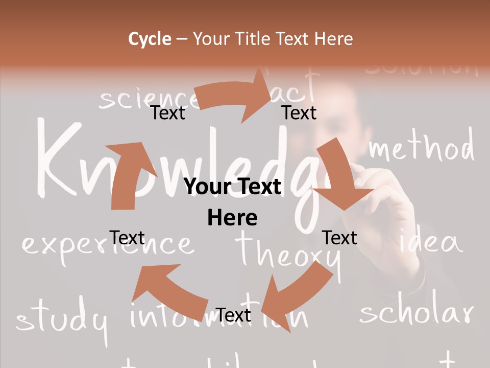 School Professor Man PowerPoint Template