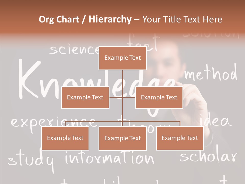 School Professor Man PowerPoint Template