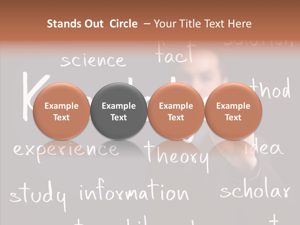 School Professor Man PowerPoint Template
