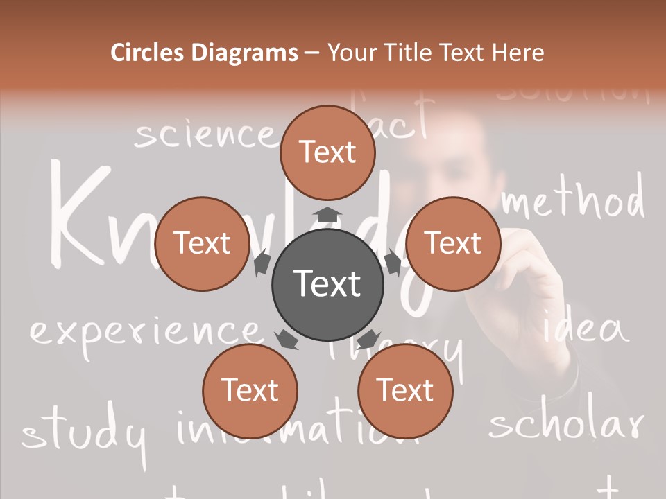School Professor Man PowerPoint Template