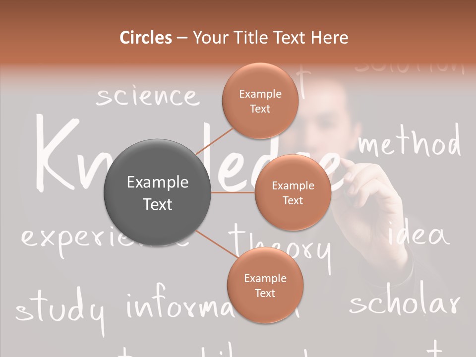 School Professor Man PowerPoint Template