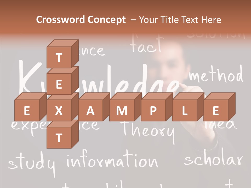 School Professor Man PowerPoint Template