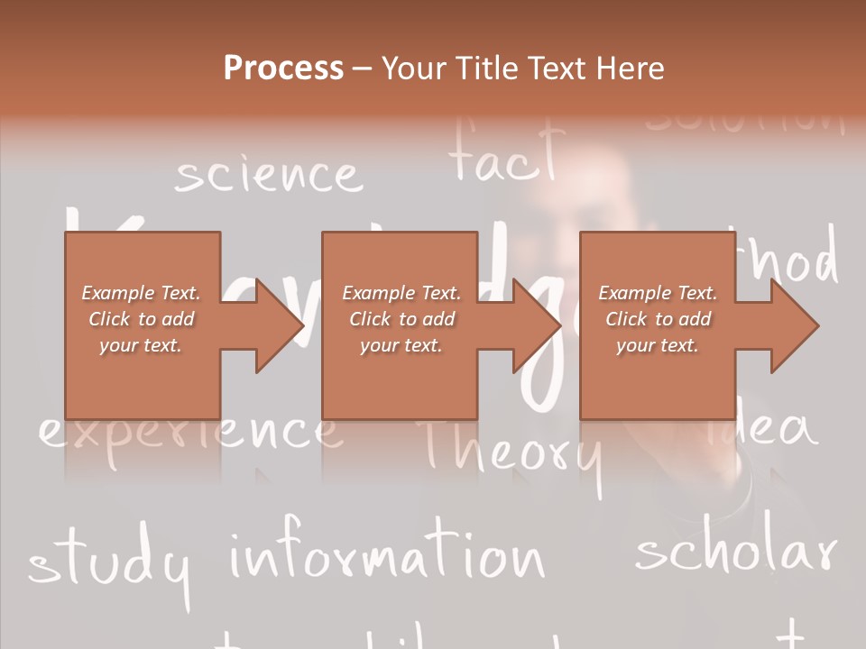 School Professor Man PowerPoint Template