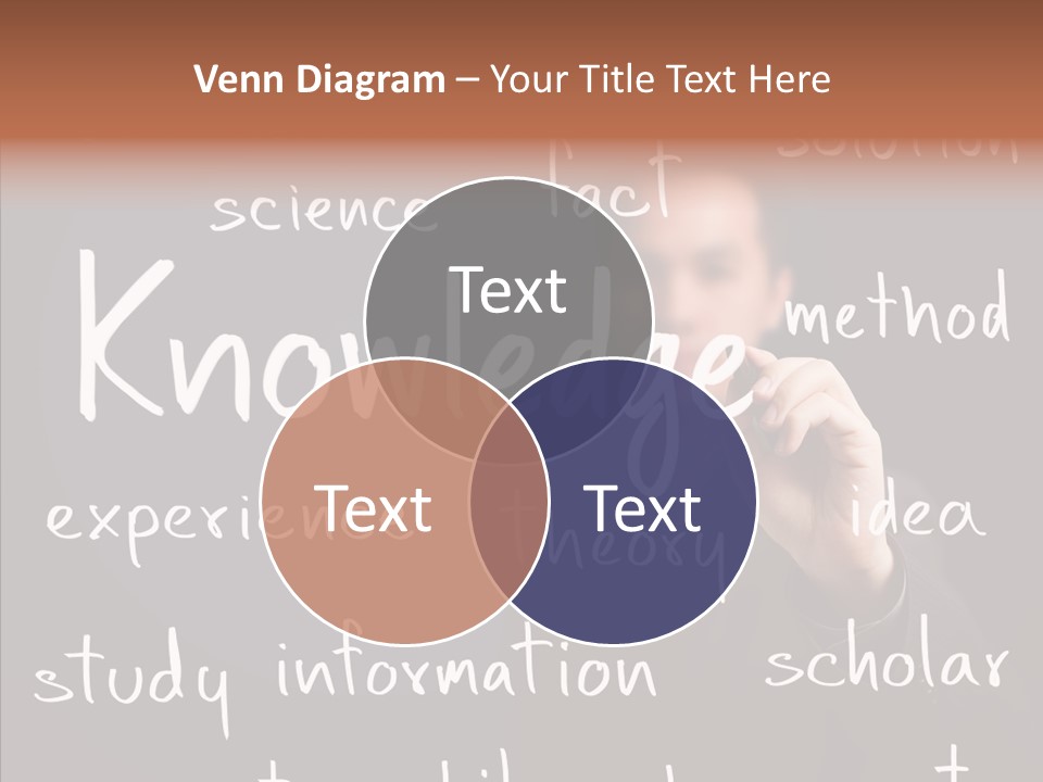 School Professor Man PowerPoint Template