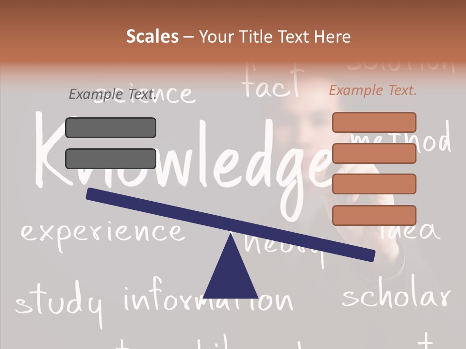 School Professor Man PowerPoint Template