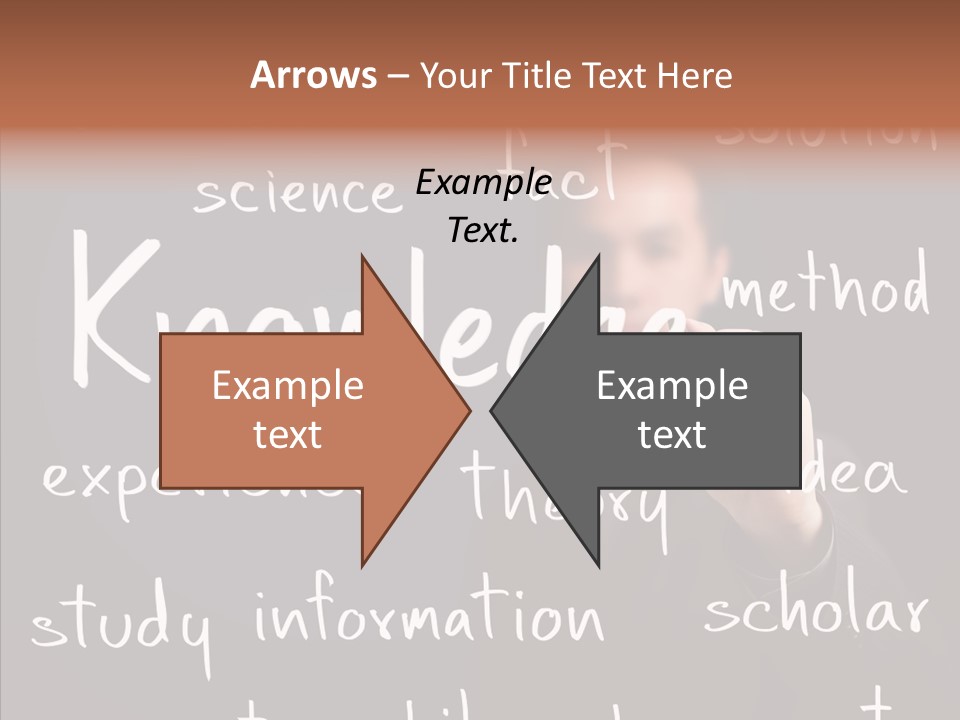 School Professor Man PowerPoint Template