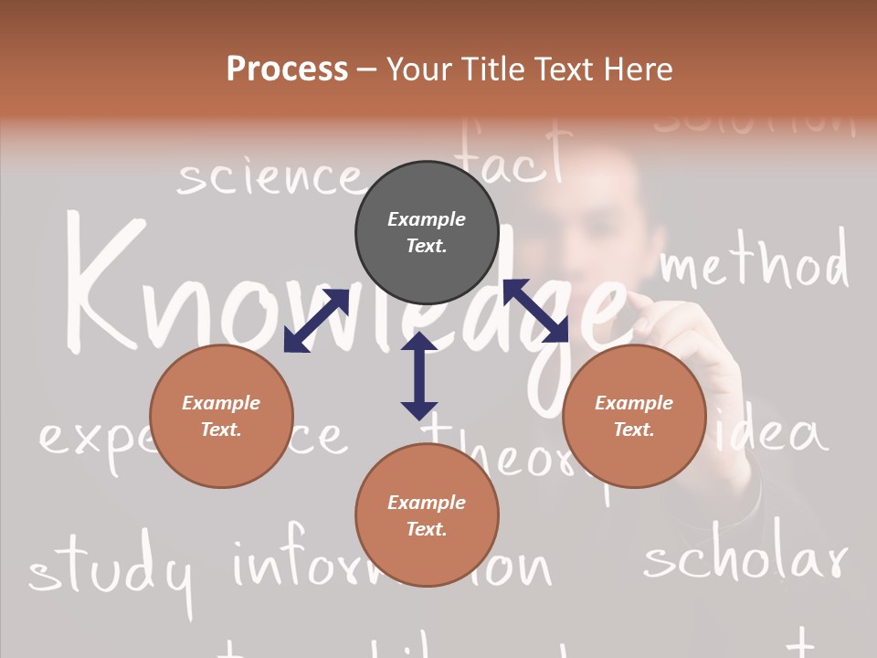 School Professor Man PowerPoint Template