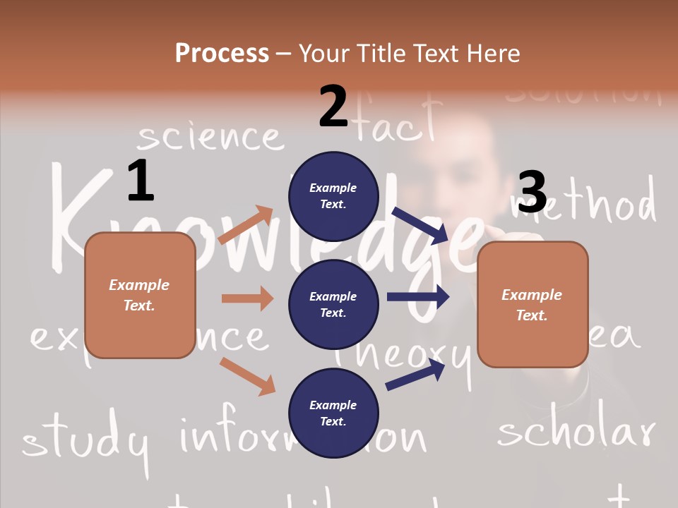 School Professor Man PowerPoint Template