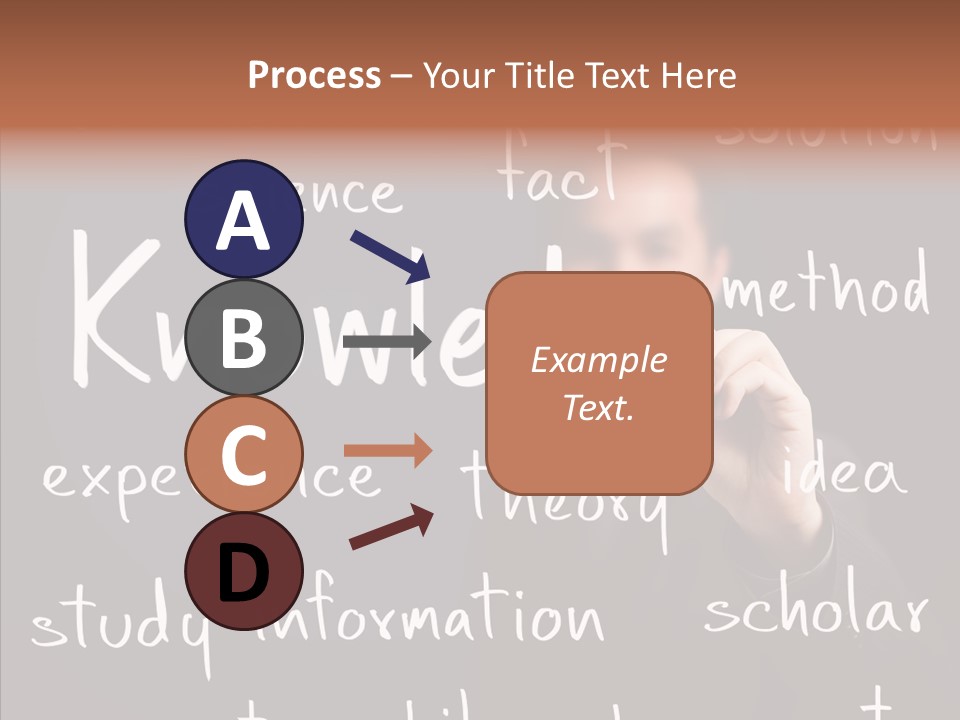 School Professor Man PowerPoint Template