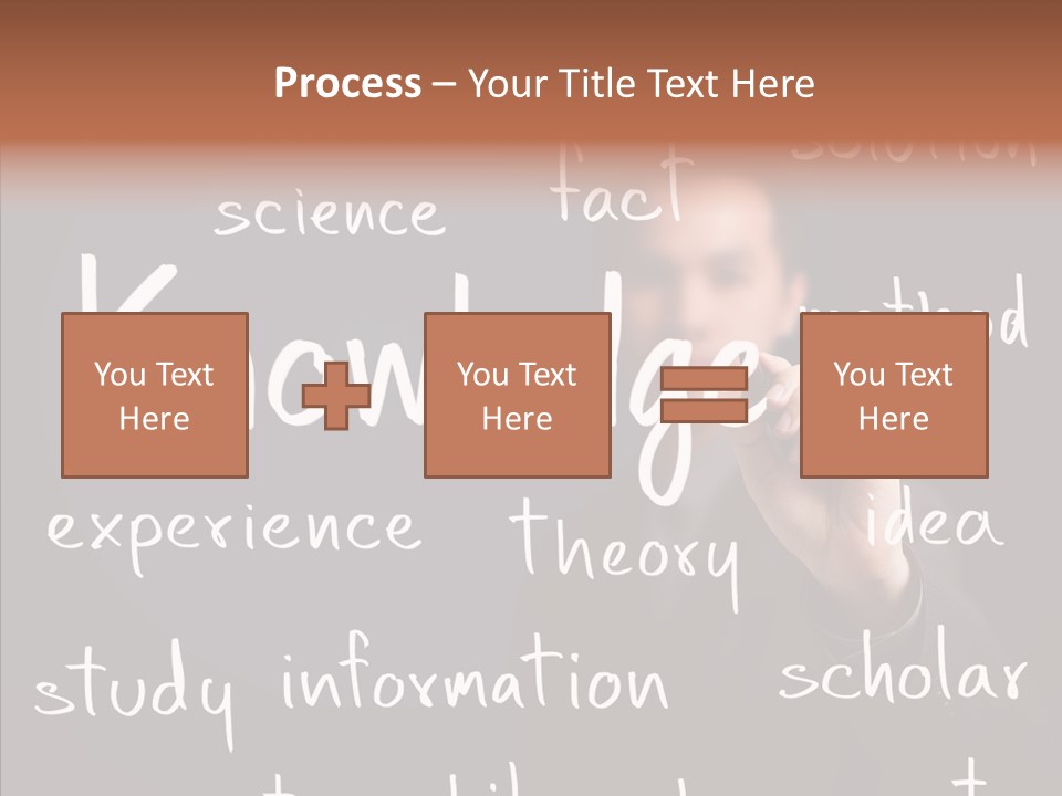School Professor Man PowerPoint Template