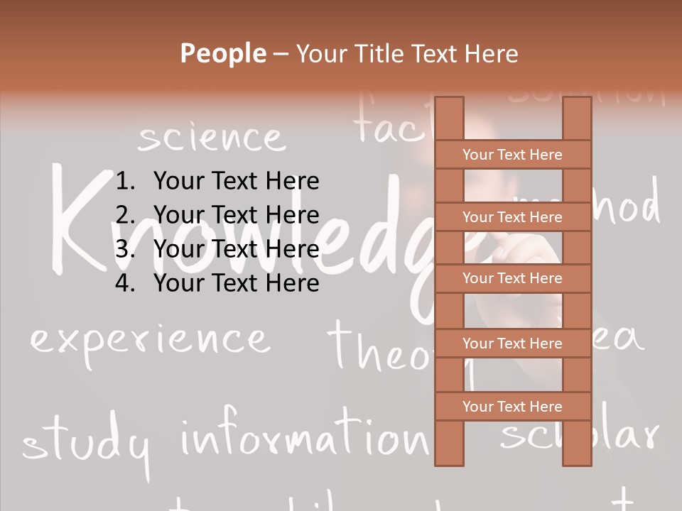 School Professor Man PowerPoint Template
