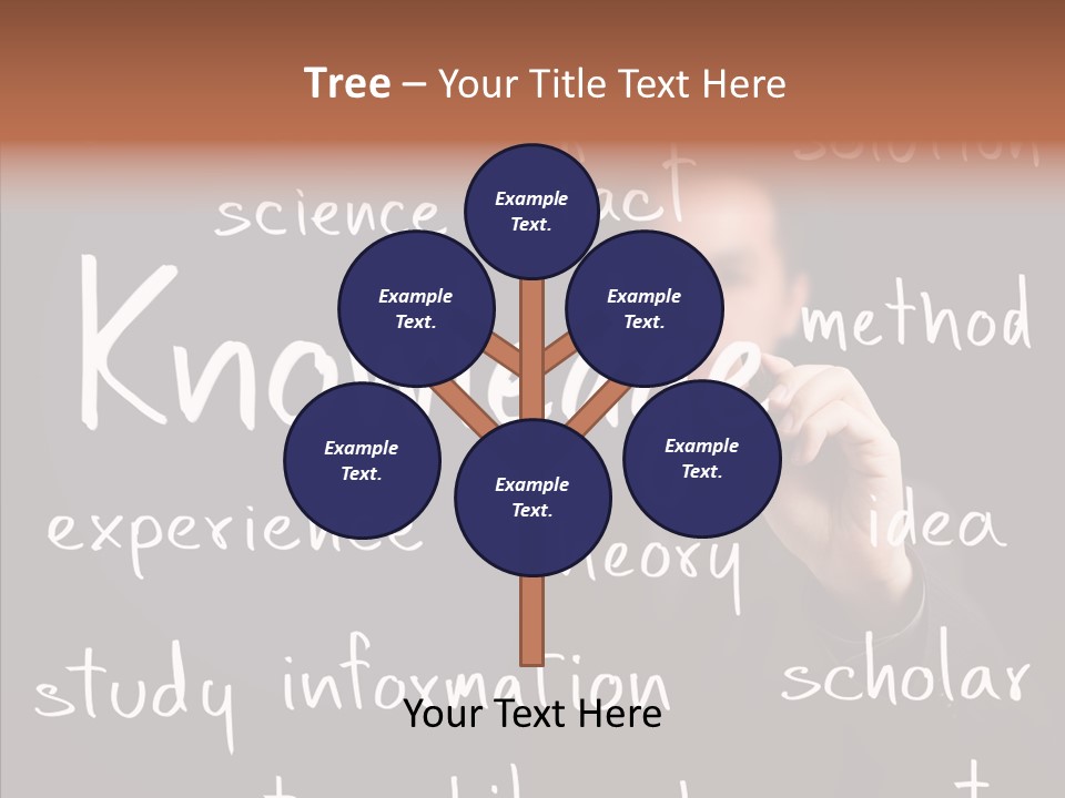 School Professor Man PowerPoint Template