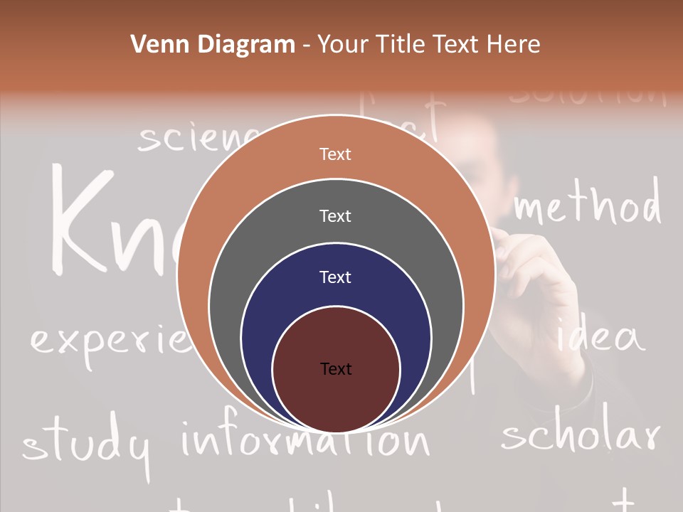 School Professor Man PowerPoint Template