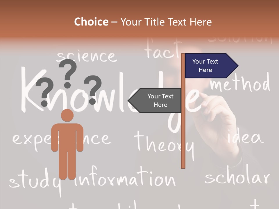 School Professor Man PowerPoint Template