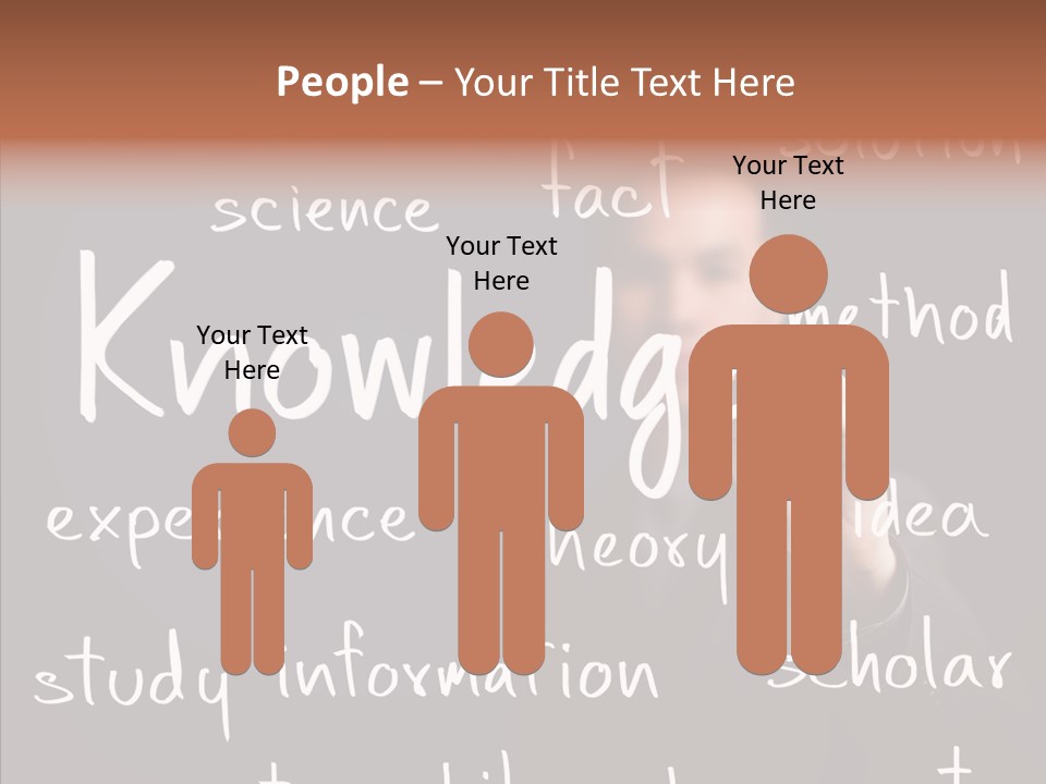 School Professor Man PowerPoint Template