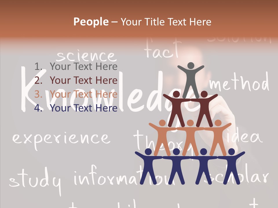 School Professor Man PowerPoint Template