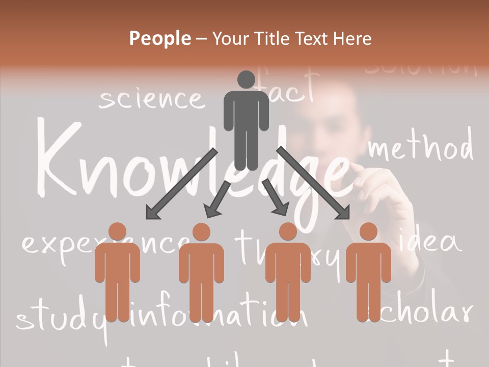 School Professor Man PowerPoint Template