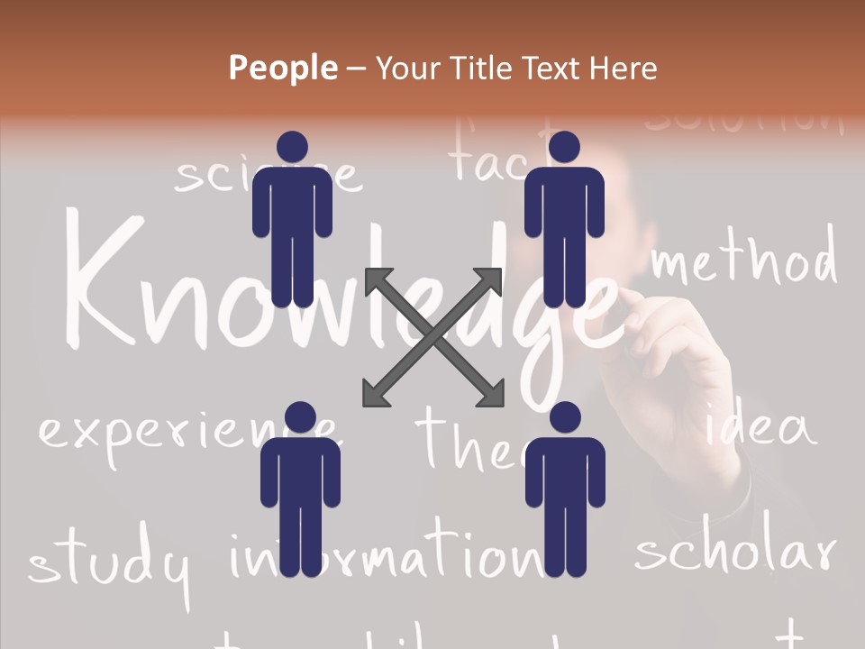 School Professor Man PowerPoint Template