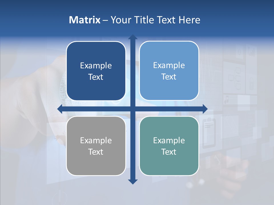 Caucasian Medical Test PowerPoint Template