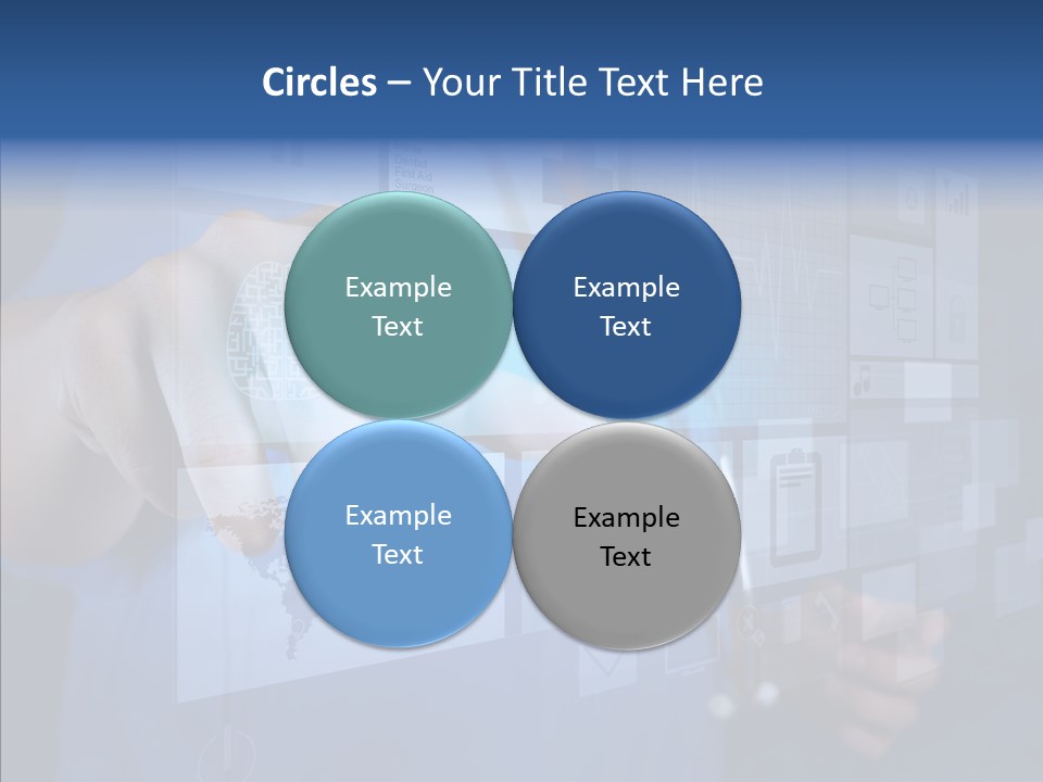 Caucasian Medical Test PowerPoint Template