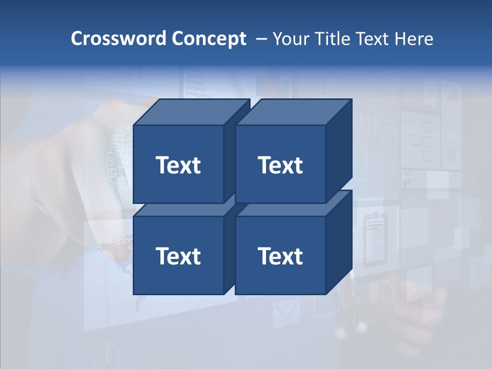 Caucasian Medical Test PowerPoint Template