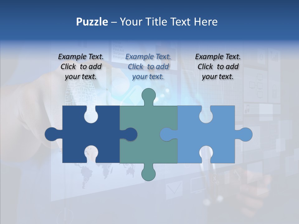 Caucasian Medical Test PowerPoint Template