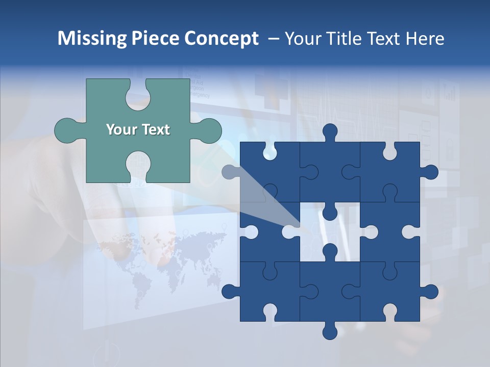 Caucasian Medical Test PowerPoint Template