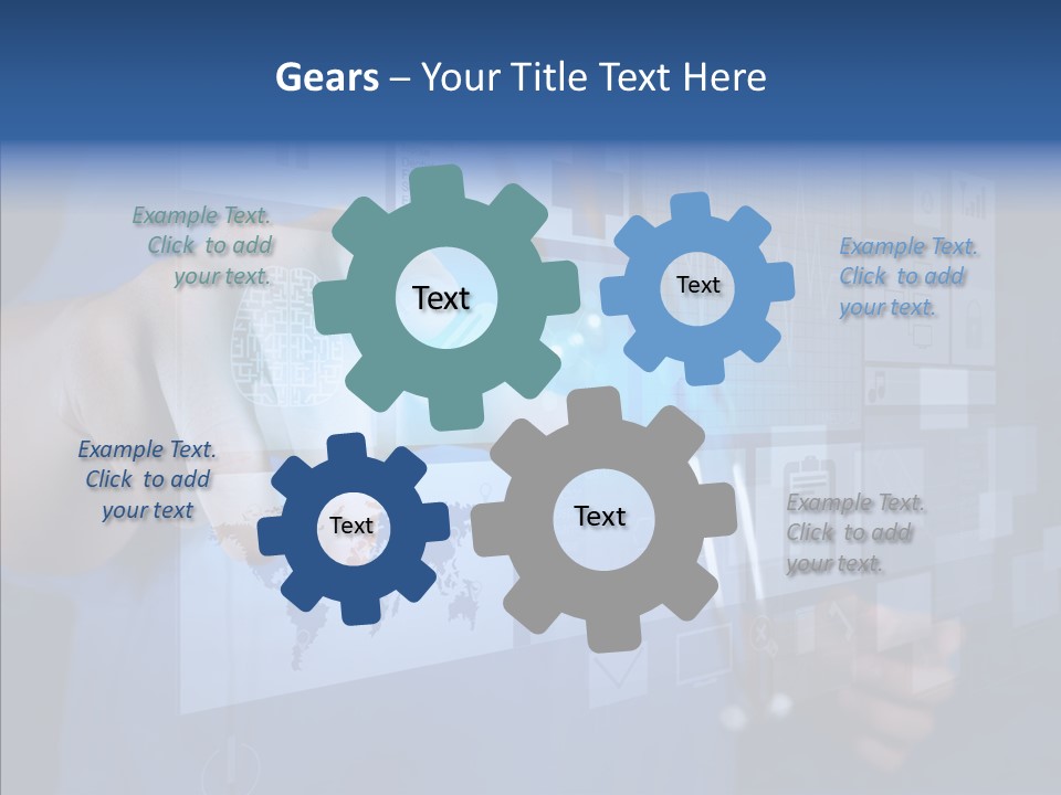 Caucasian Medical Test PowerPoint Template