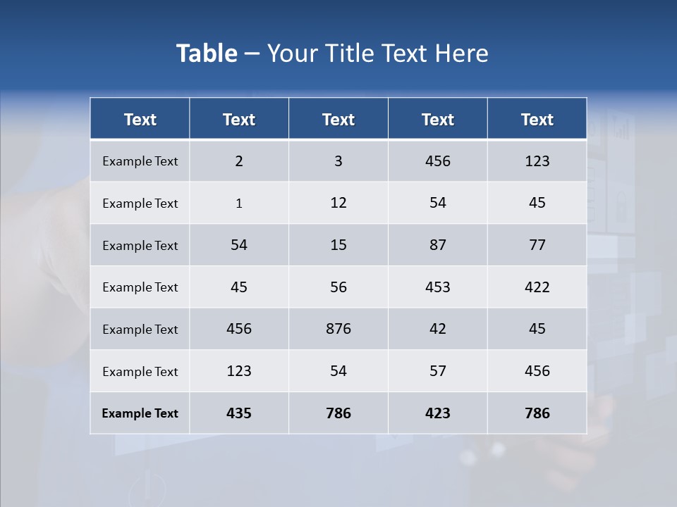 Caucasian Medical Test PowerPoint Template