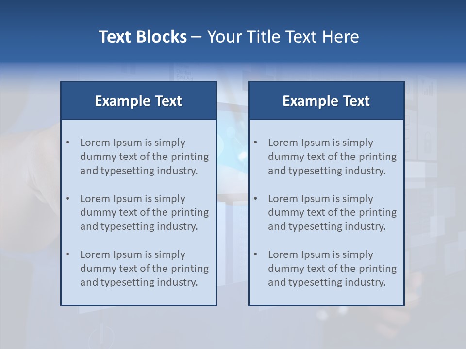 Caucasian Medical Test PowerPoint Template