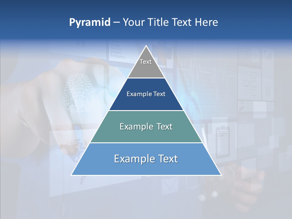 Caucasian Medical Test PowerPoint Template