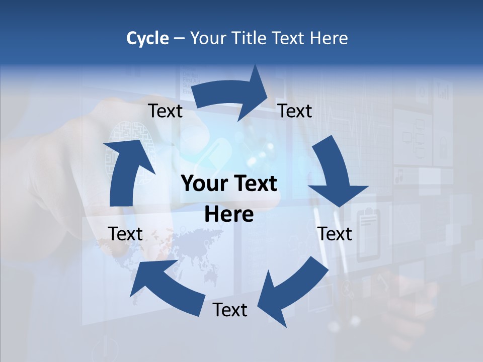 Caucasian Medical Test PowerPoint Template