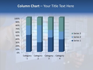 Caucasian Medical Test PowerPoint Template