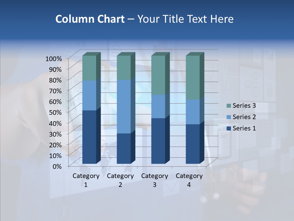 Caucasian Medical Test PowerPoint Template