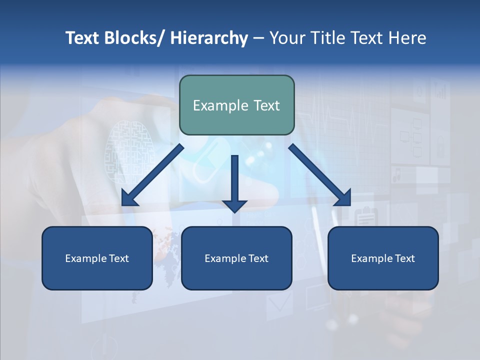 Caucasian Medical Test PowerPoint Template
