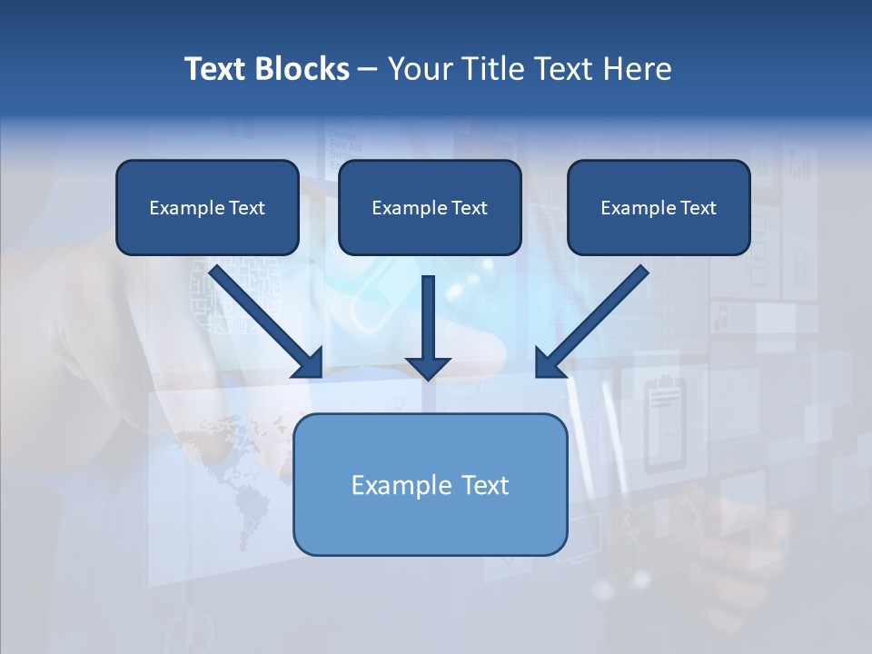 Caucasian Medical Test PowerPoint Template