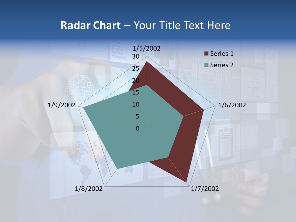 Caucasian Medical Test PowerPoint Template