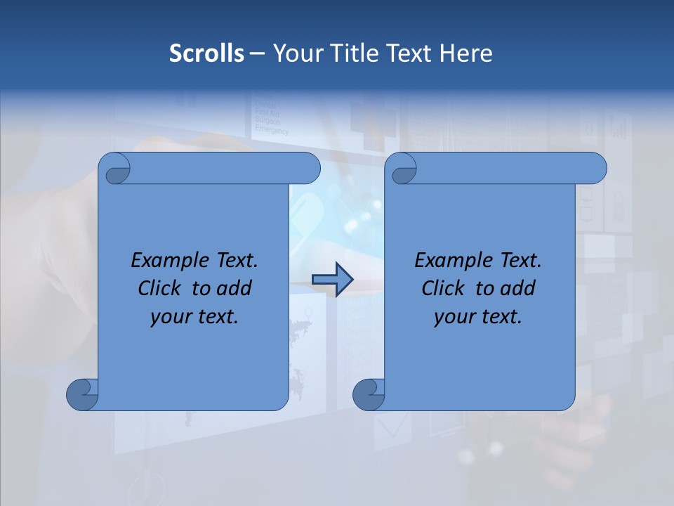 Caucasian Medical Test PowerPoint Template