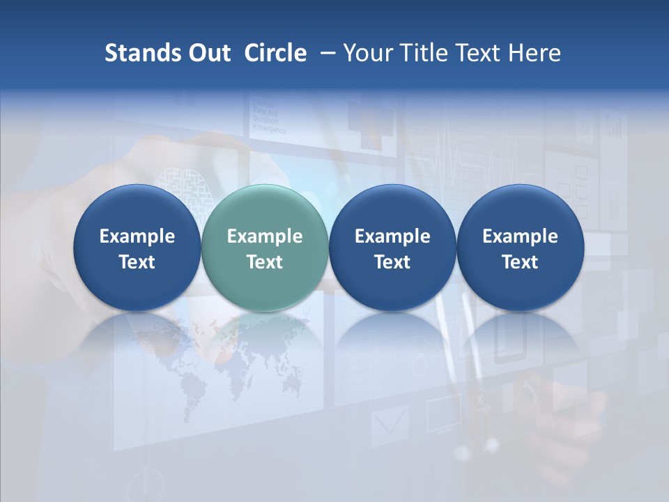 Caucasian Medical Test PowerPoint Template